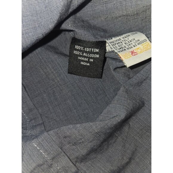 Sherry Cervi X RU Apparel Womens Western Snap Shirt Medium Chambray - Picture 6 of 8